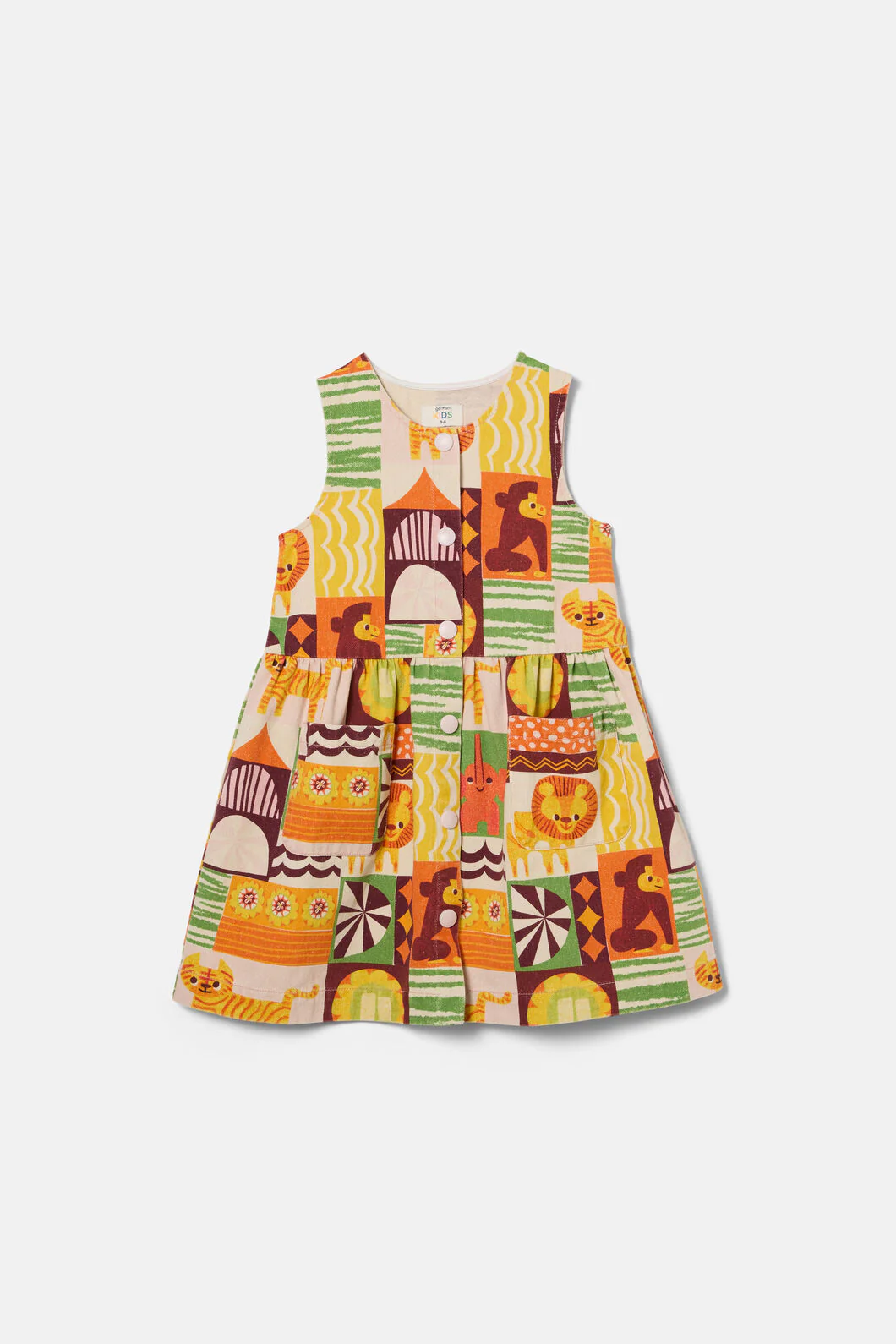 Abstract Circus Kids Dress - Image 2