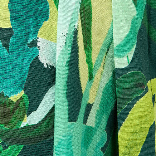 Abstract Flower Linen Pant - Image 6