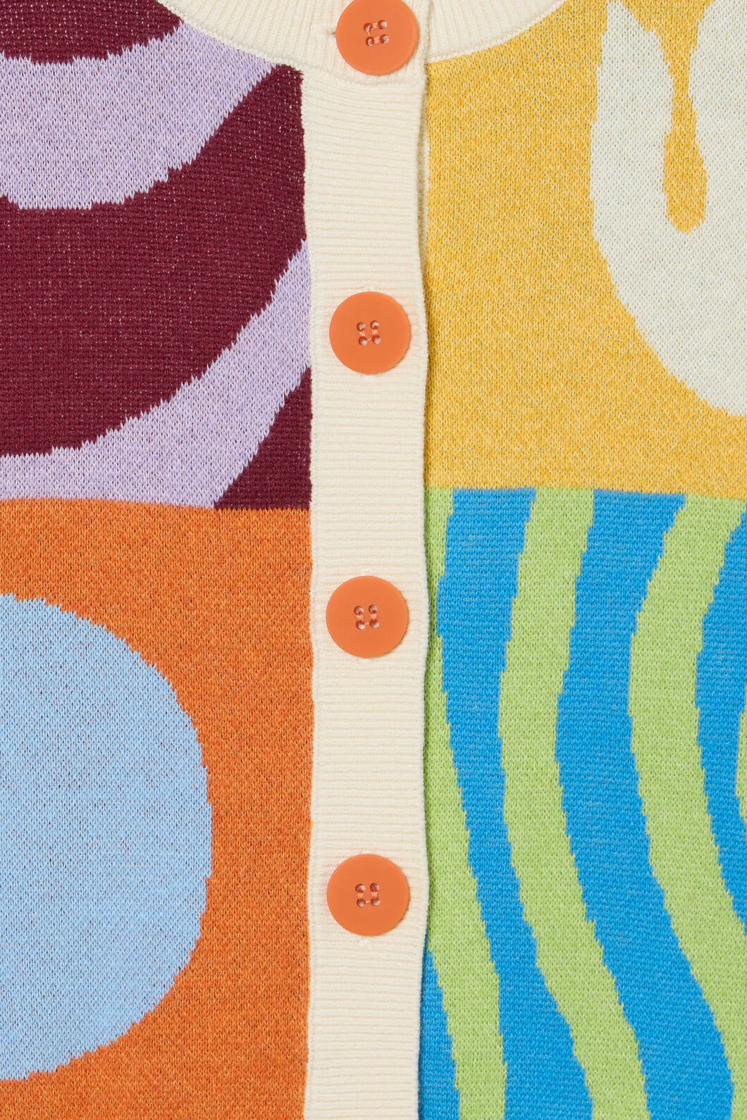 Bold Shapes Kids Cardigan - Image 3