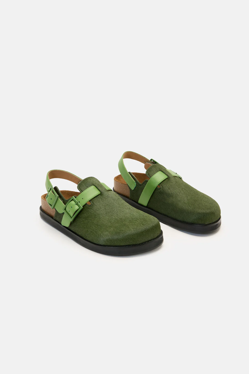 Buckle Up Clog Green