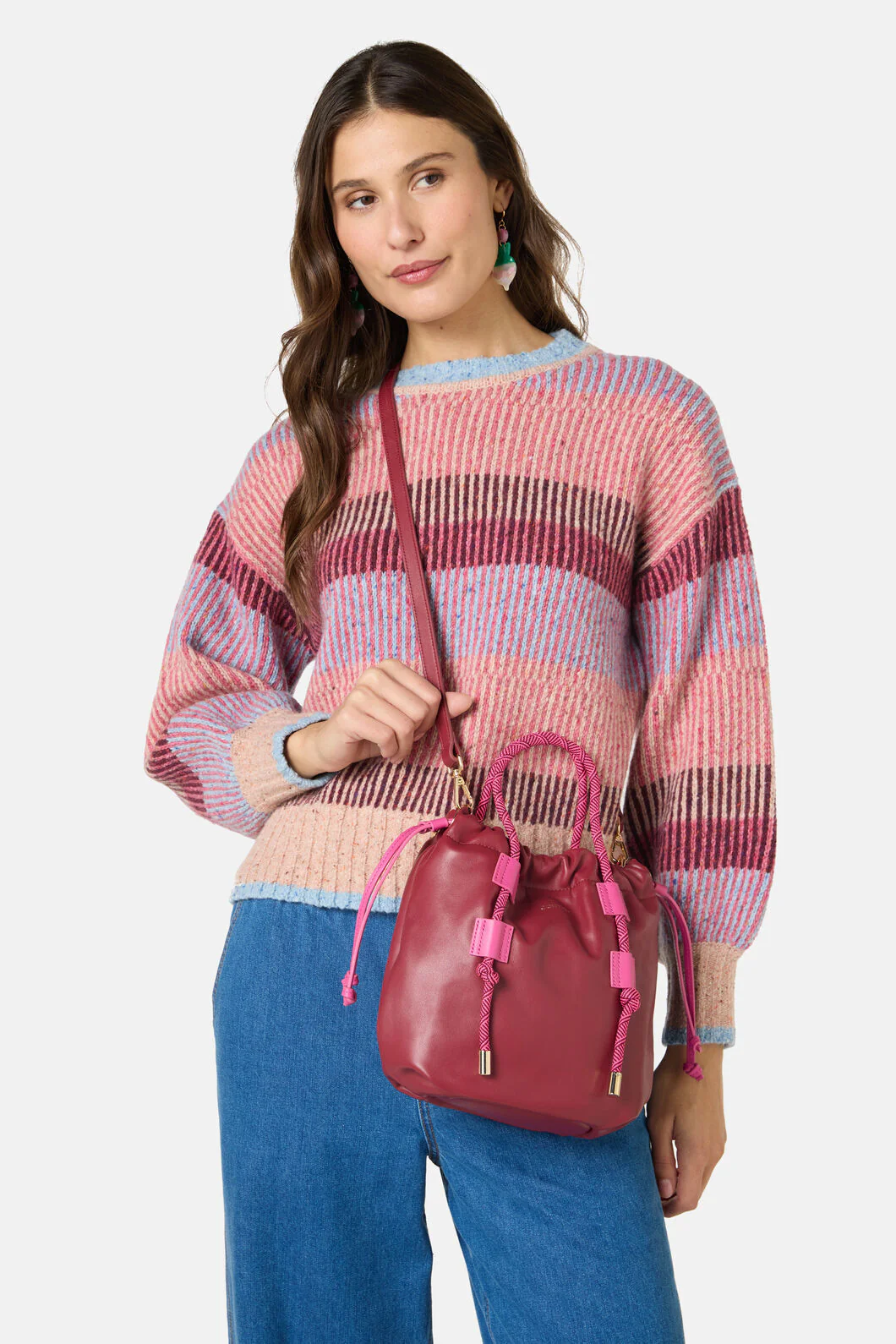 Carmel Crossbody Maroon