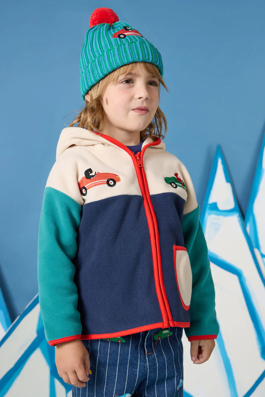 Cars Kids Fleece Zip Jacket