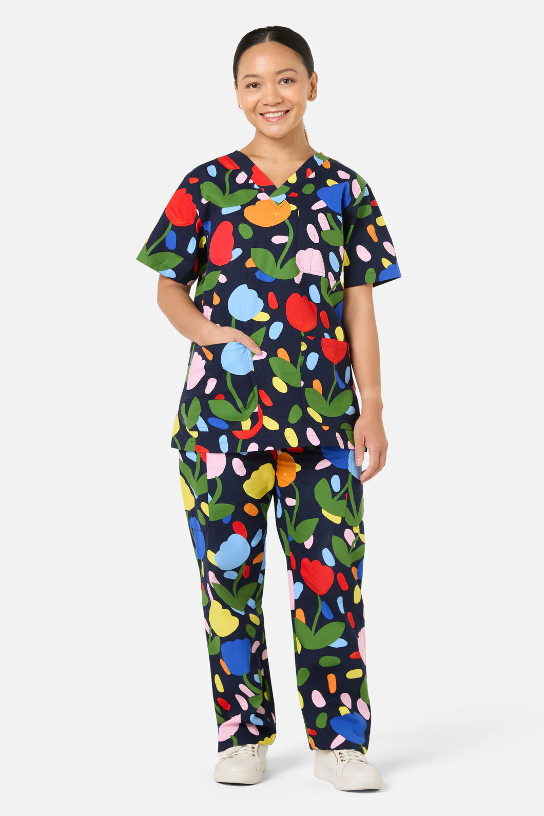 Confetti Tulip Scrub Set