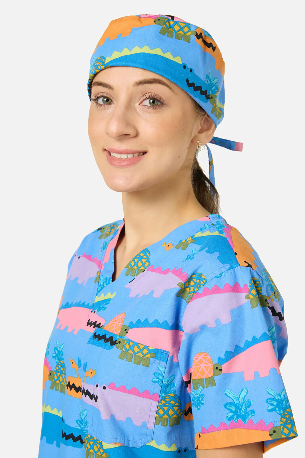 Croc Snap Scrub Hat