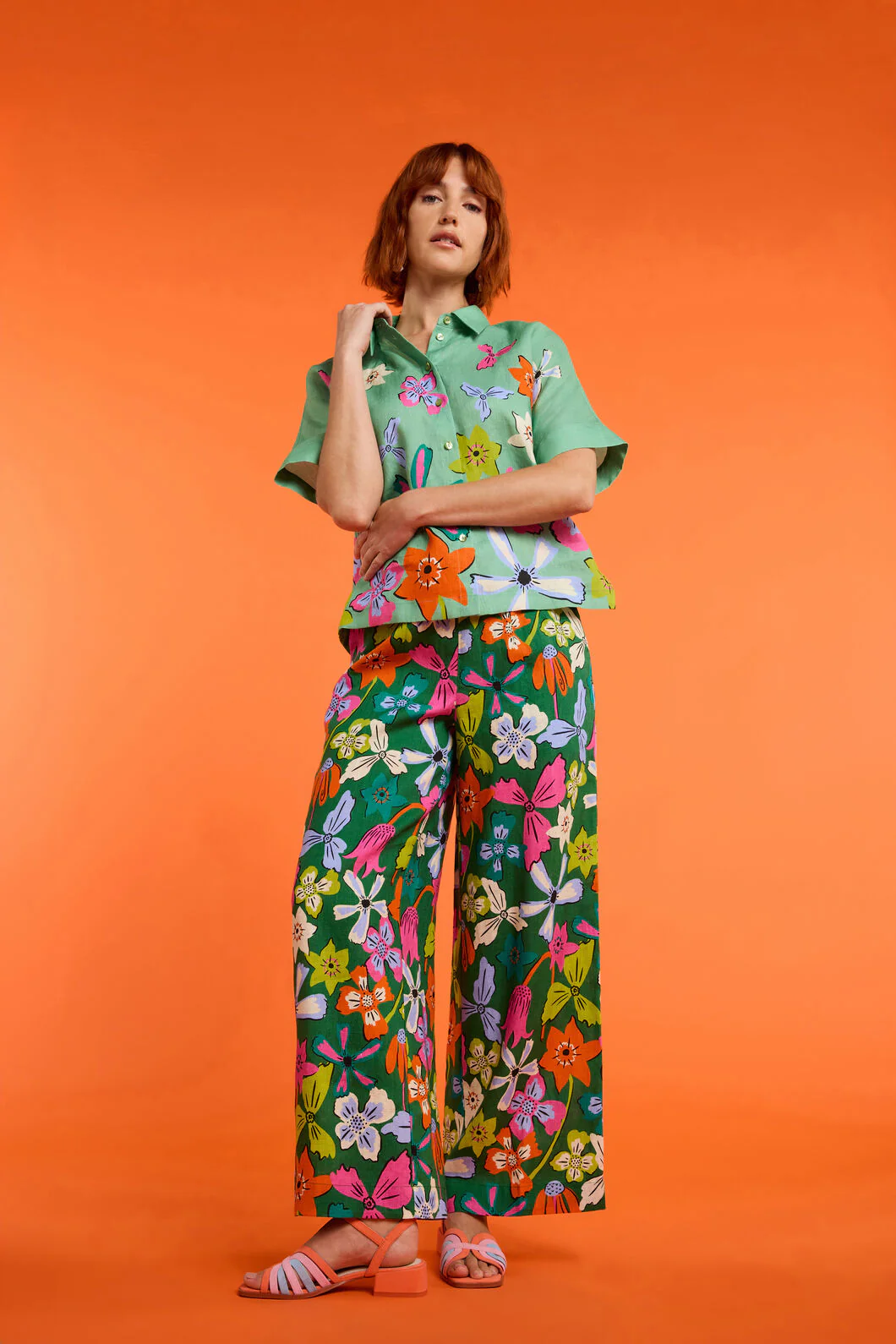 Daisy Chain Print Pant