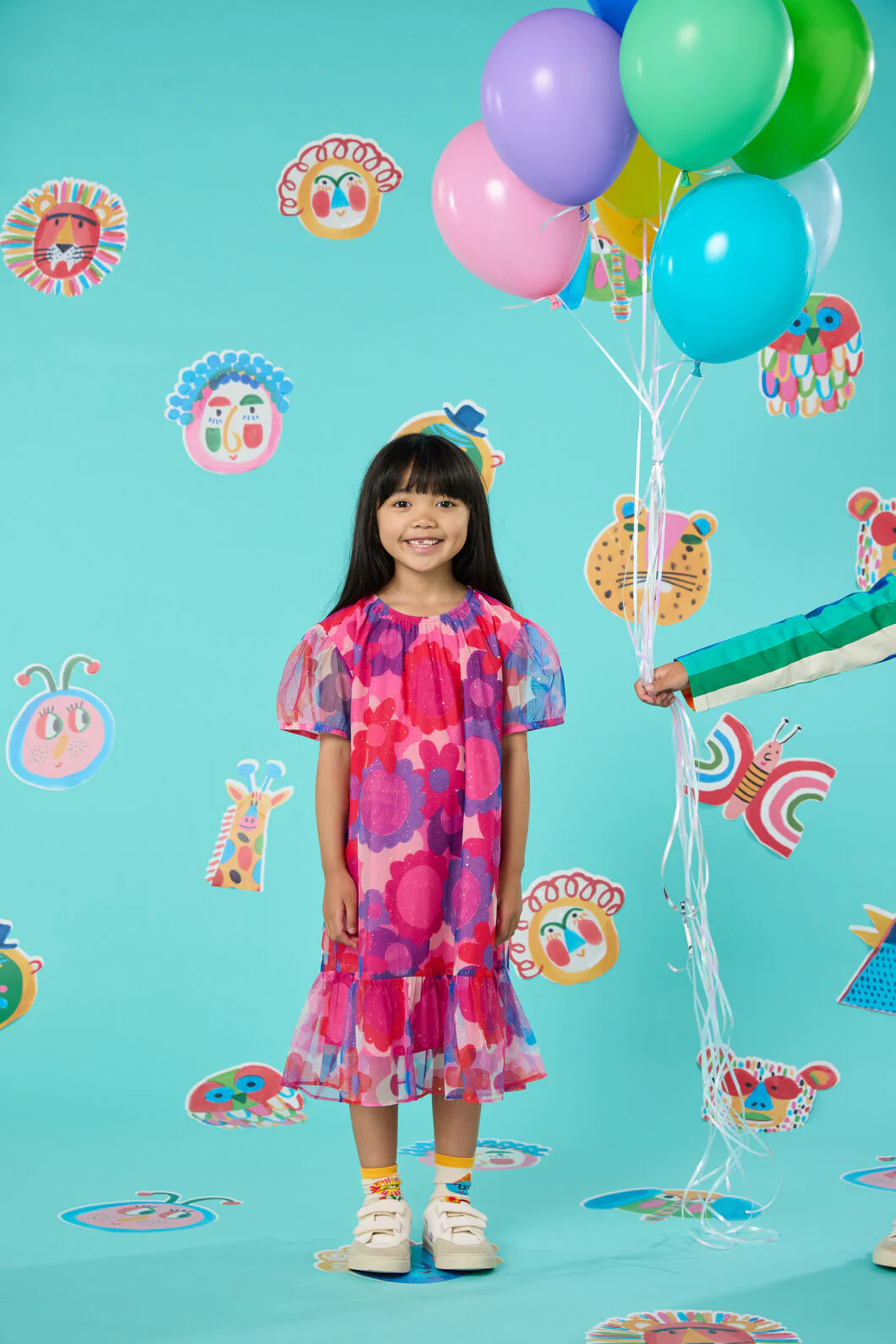 Daisy Kids Party Dress - Image 2