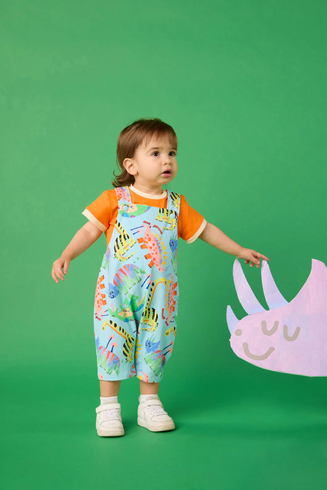 Dino Land Baby Overalls - Image 2