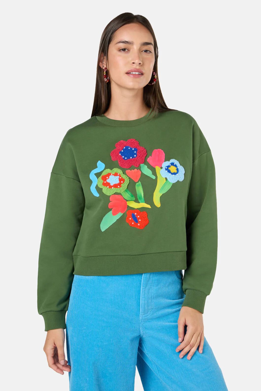 Expressionist Embroidered Sweater