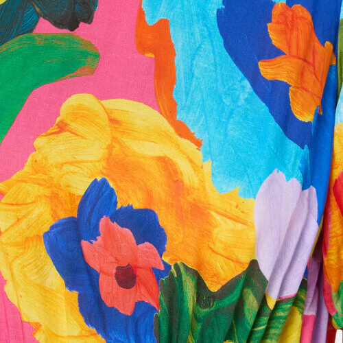 Expressionist Tiered Dress - Image 7