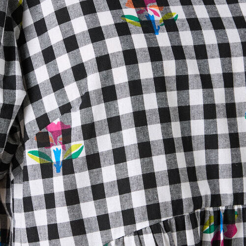 Fleur Check Smock Dress - Image 6
