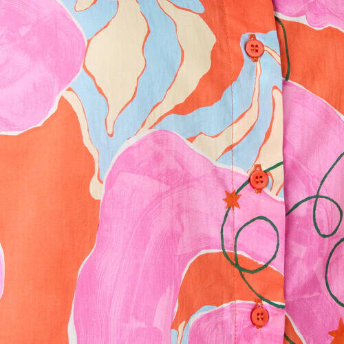Fleur Rosa Print Shirt - Image 7
