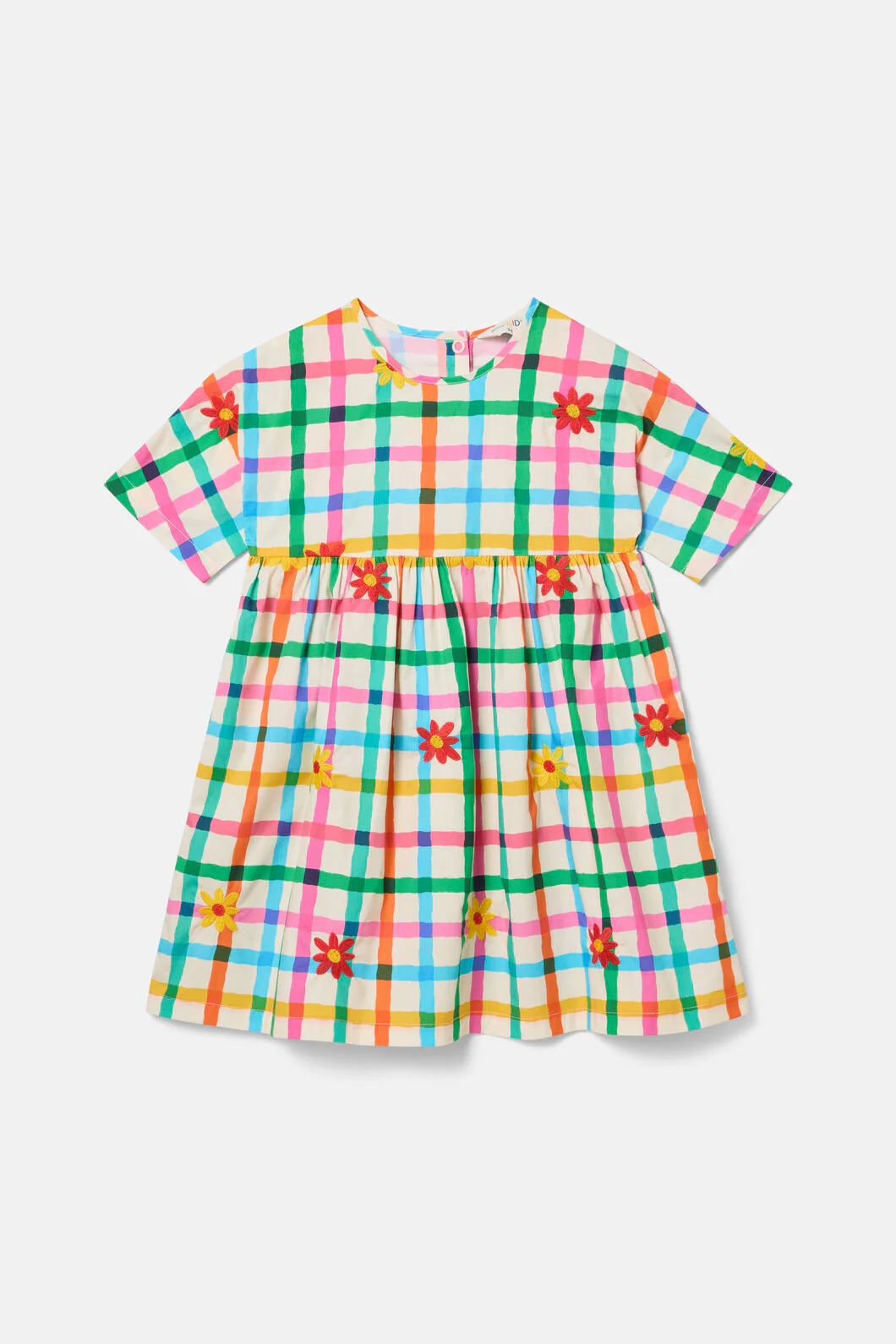Floral Embroidered Kids Dress - Image 2