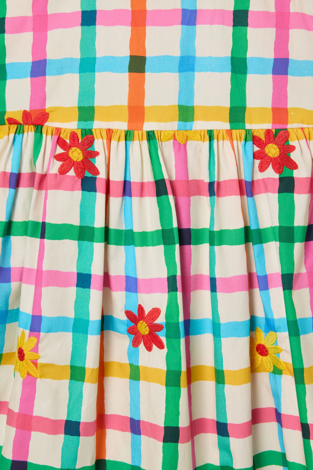 Floral Embroidered Kids Dress - Image 3