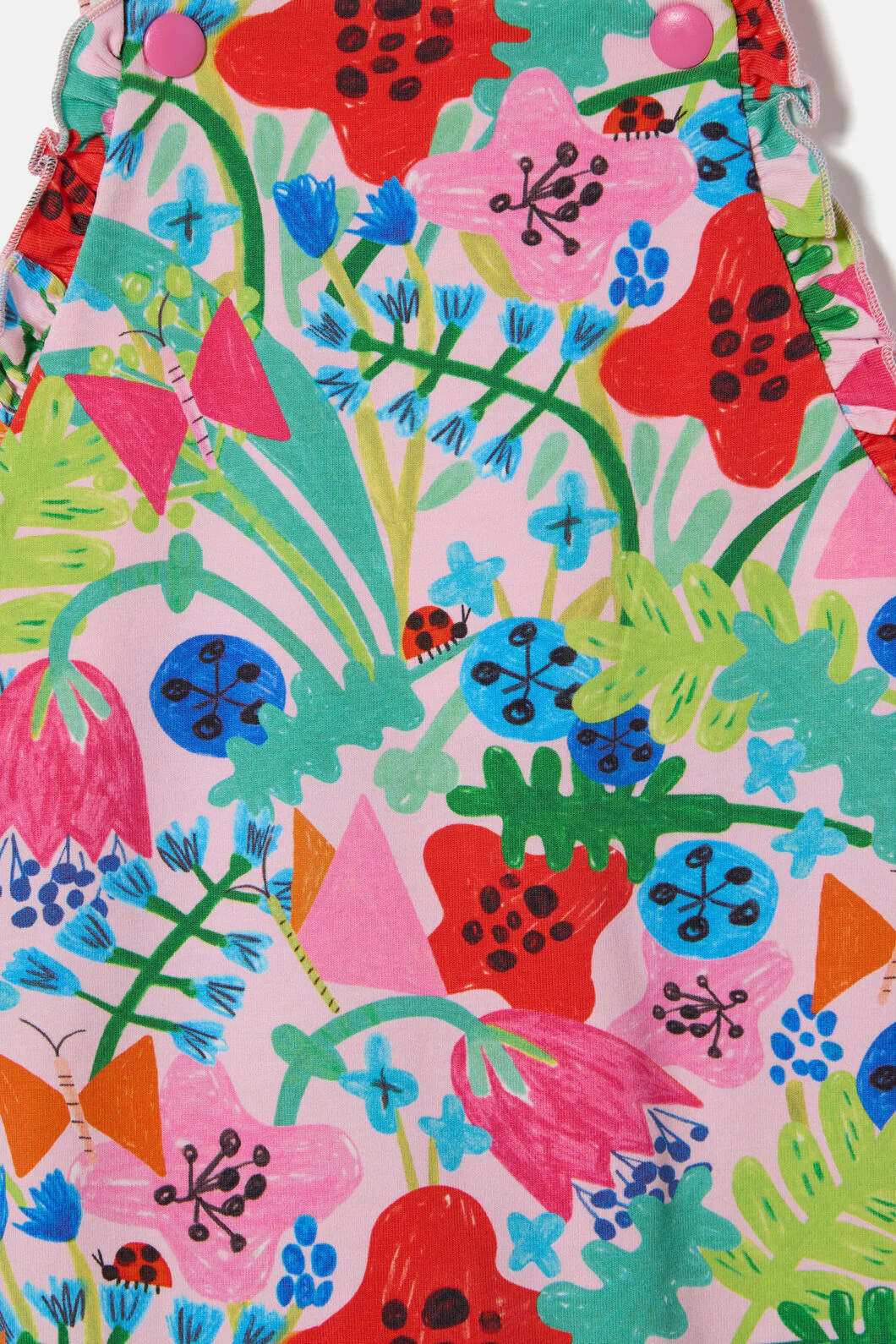 Flower Field Baby Overalls - Image 4