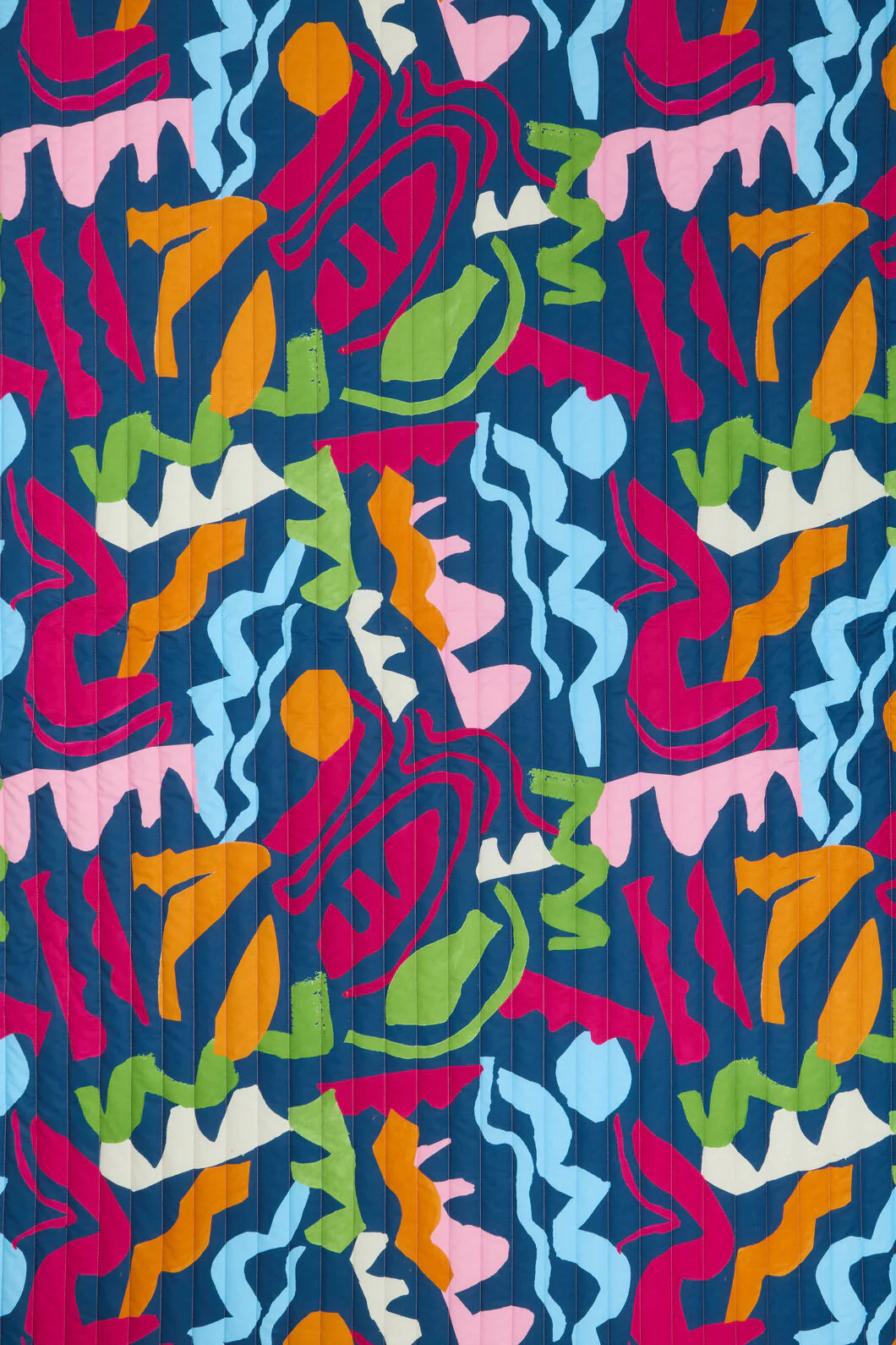 Fluid Rhythm Quilted Coverlet - KB - Image 5
