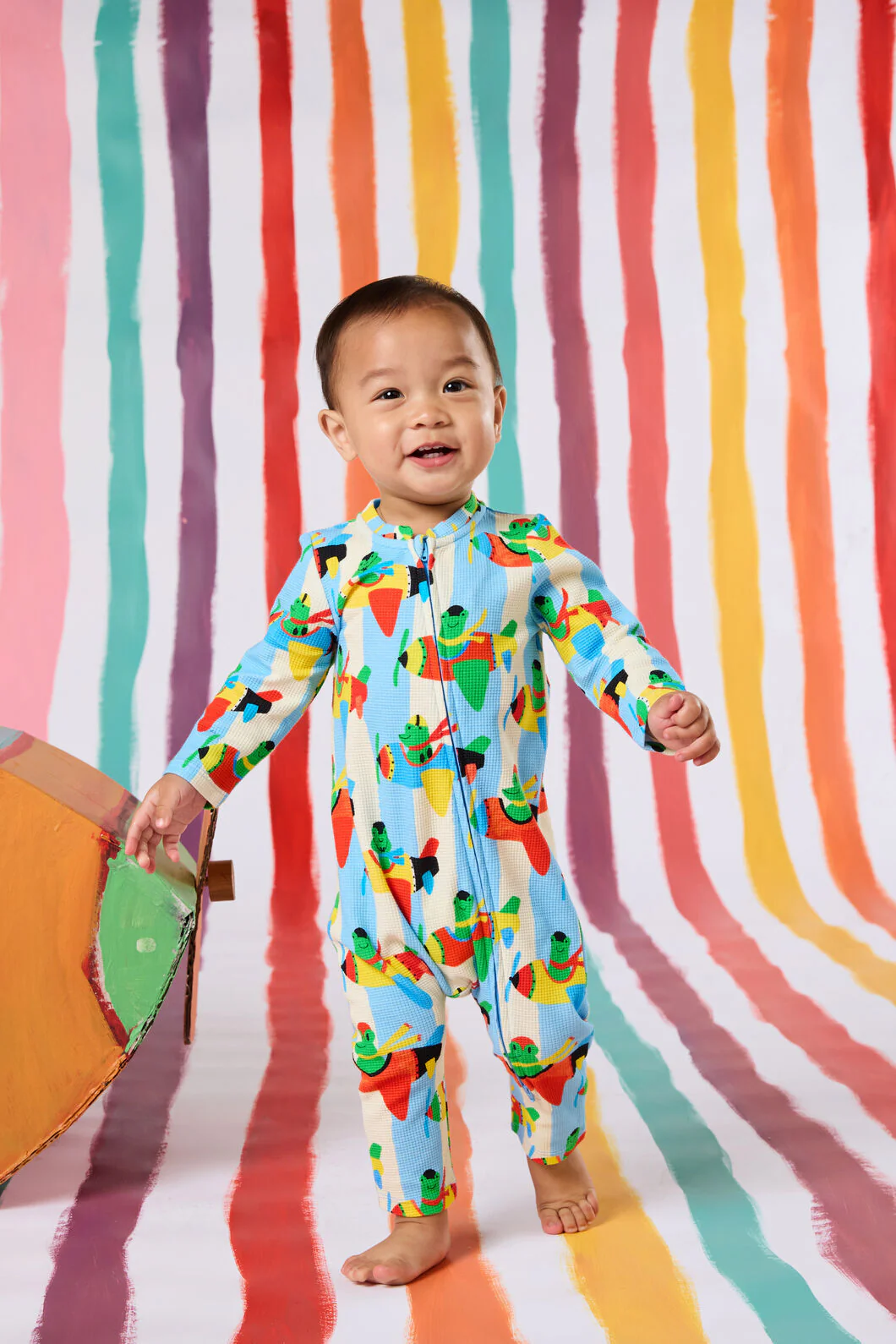 Flying Frogs Baby Onesie