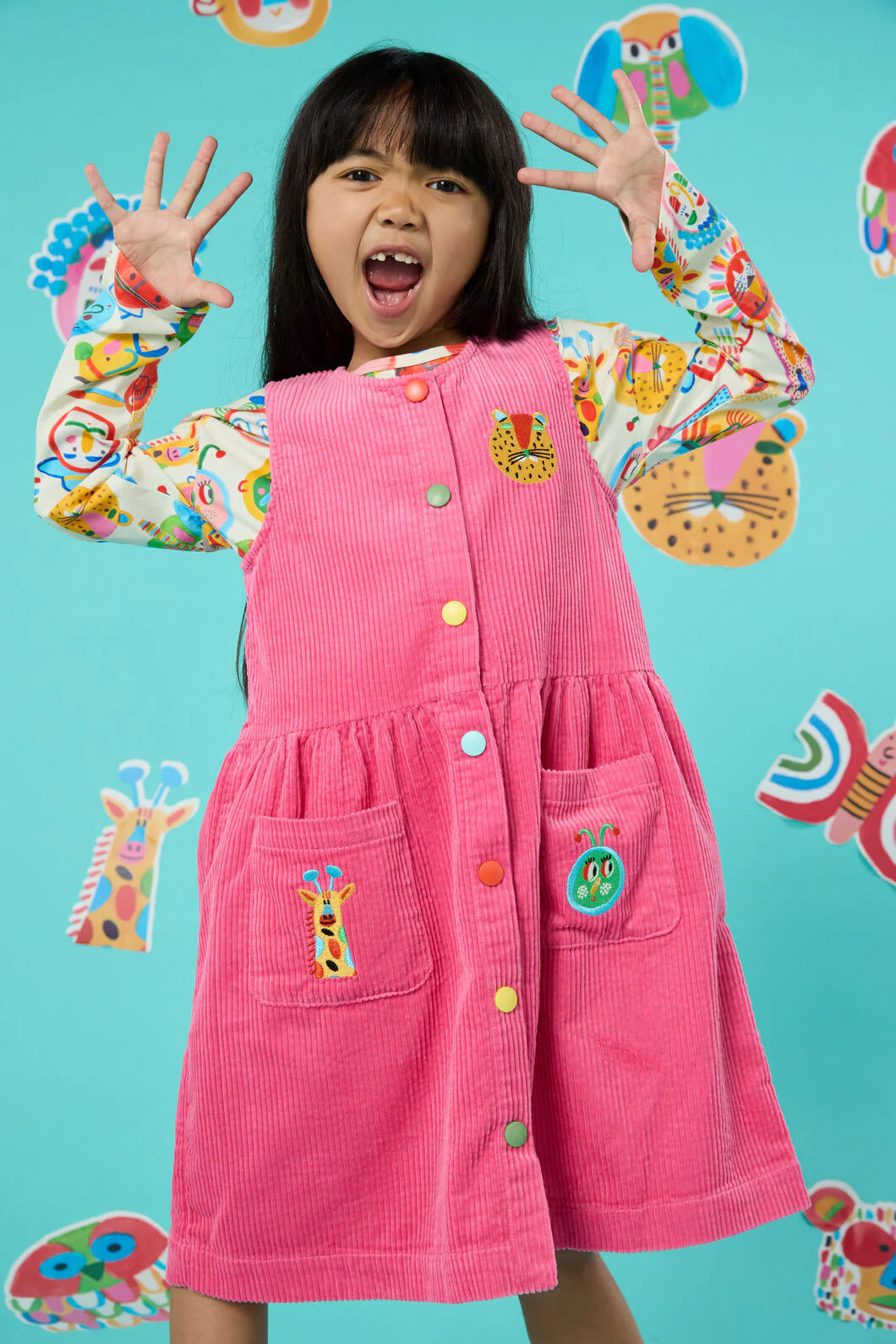 Gallery Kids Cord Pini Dress