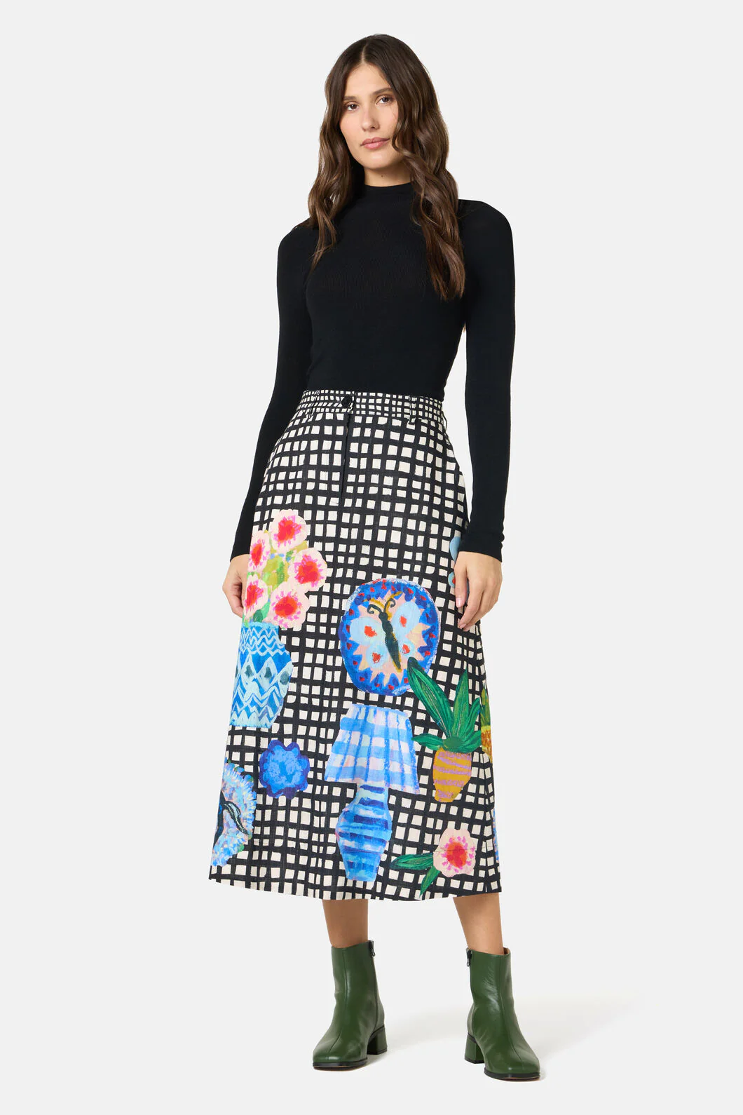 Garden Table Midi Skirt - Image 4