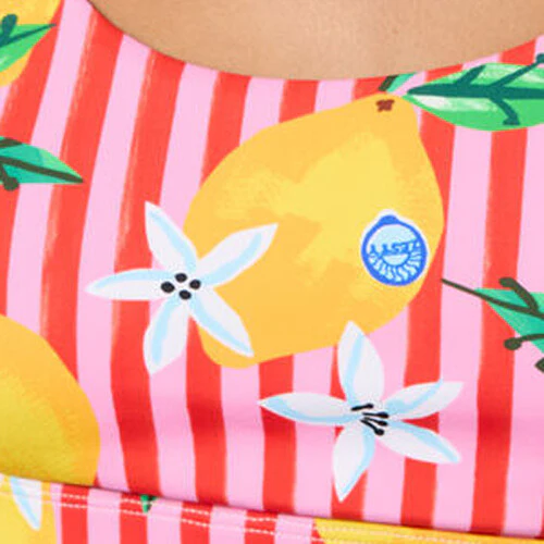 Lemonade Print Bikini Top - Image 4