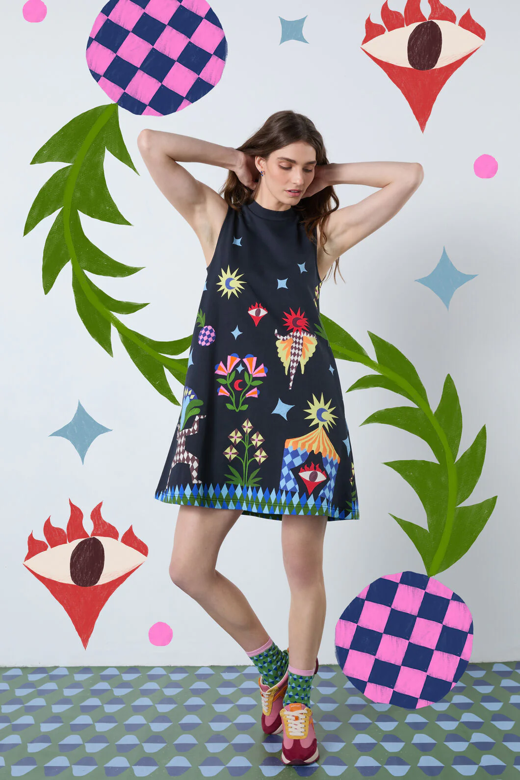 Luna Cirque Jersey Dress