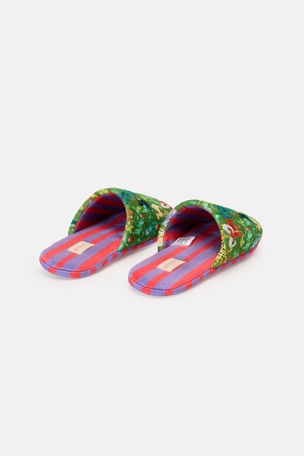 Orchid Safari Quilted Slippers - Image 5