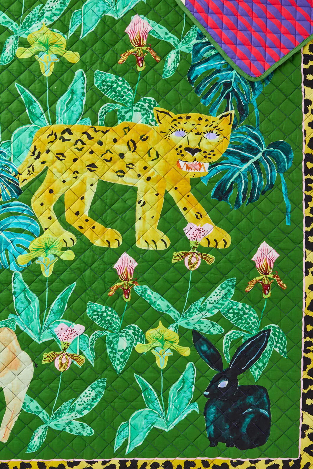 Orchid Safari Quilted Coverlet Q/K - Image 4