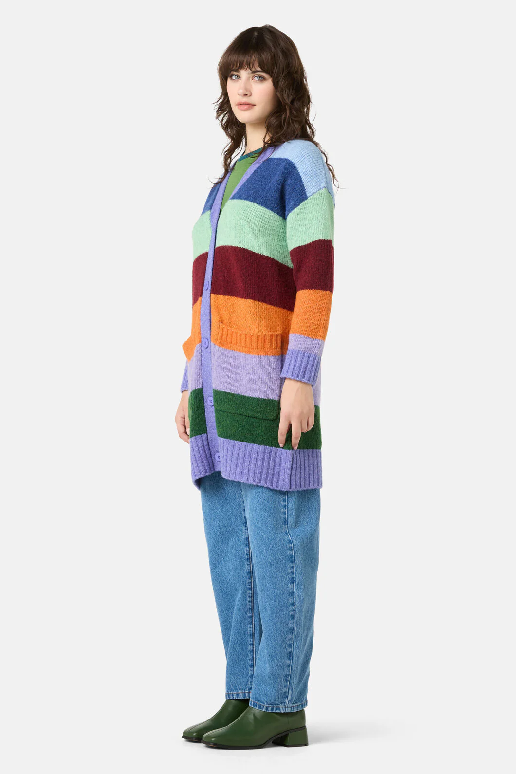 Palette Pop Wide Stripe Cardigan - Image 5