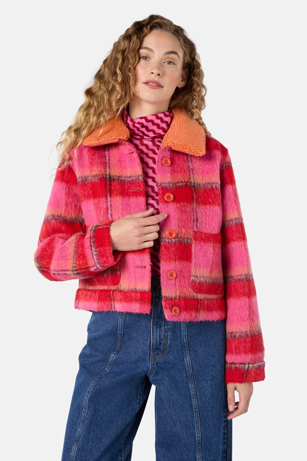 Retro Plaid Jacket