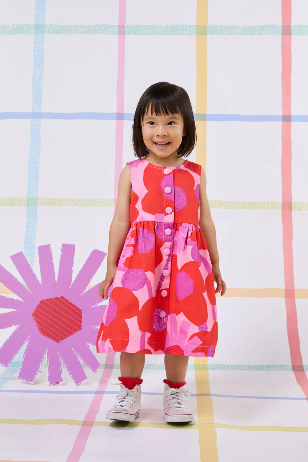 Riso Floral Kids Dress