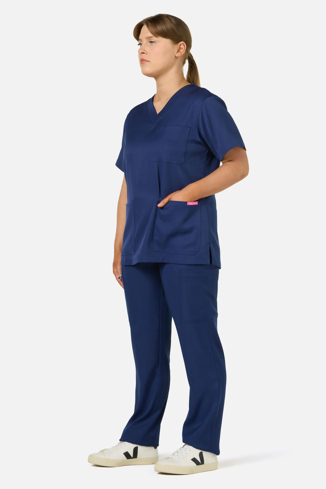 Scrubs With Love Navy Scrub set - Image 2