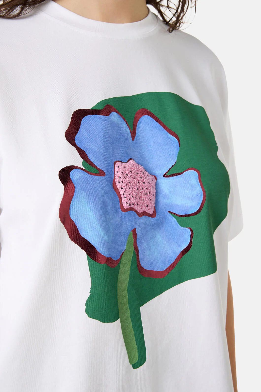 Seedlings Placement Foil Oversized Tee - Image 5