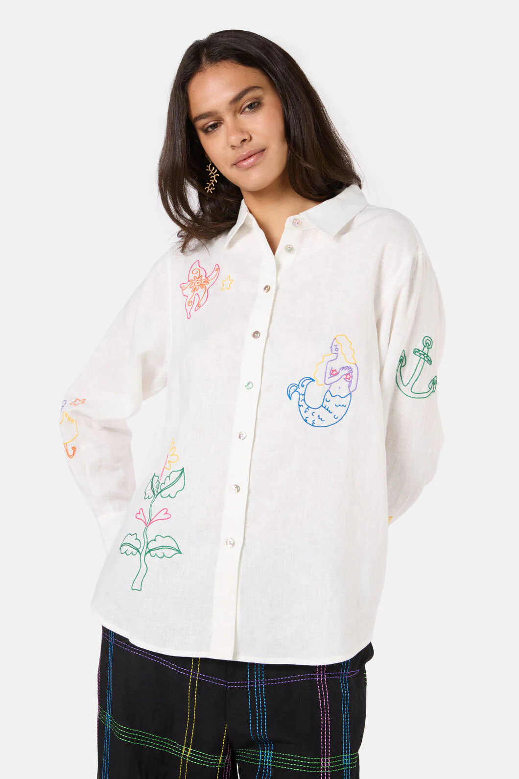 Sirena Embroidered Shirt