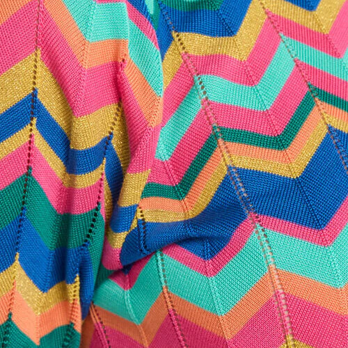 Tropic Zigzag Knit Top - Image 7