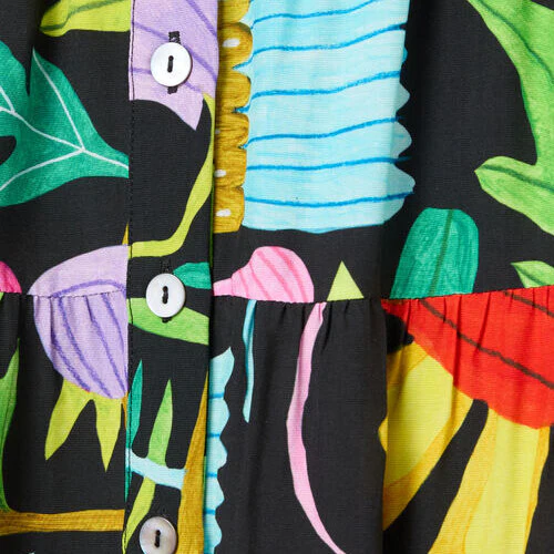 Whimsical Blooms Midi Skirt - Image 6