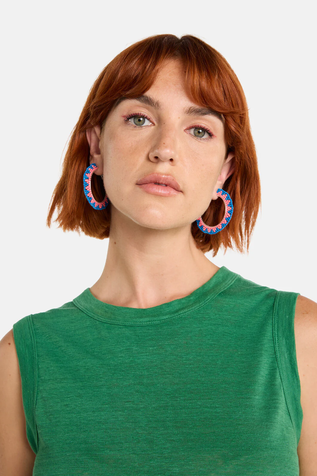 Ziggy Zag Earrings Pink
